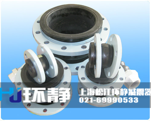 河南省開封市開封縣不同口徑的法蘭式橡膠軟接頭近照